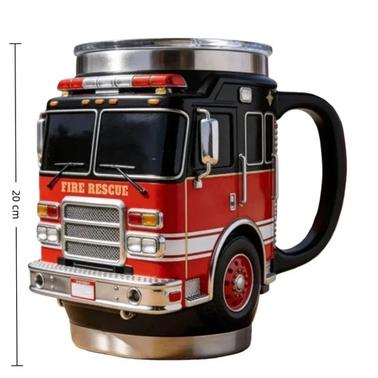Fire Rescue, Ambulance, Police Car Coffee Mugs
