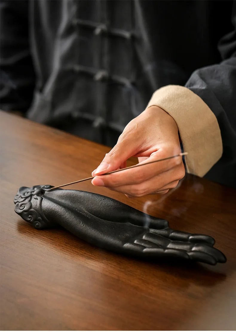 Buddha Hand Shape Incense Burner