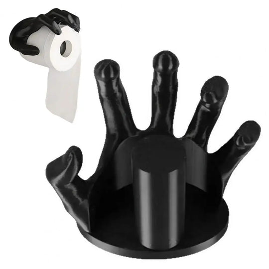 Resin Toilet Paper Holder Unique Hand-shaped Toilet Paper Holder for Bathroom Decor Wall Mounted Sculpture for Kitchen Tissue