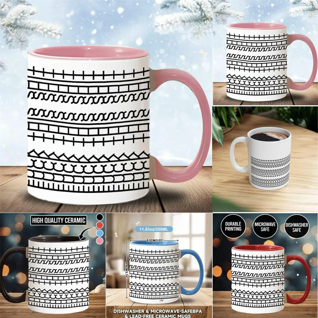 Hidden Message Coffee Mug Ceramic Chocolate Milk Cup Modern Coffee Lover Gift Kitchen Accessories Message Coffee Tumbler