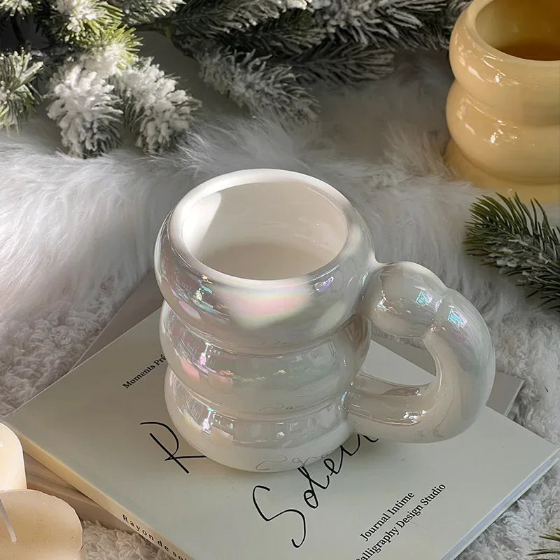 Ceramic Chubby Mug Creative Nordic Coffee Cup