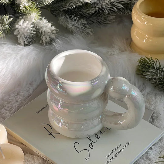 Ceramic Chubby Mug Creative Nordic Coffee Cup