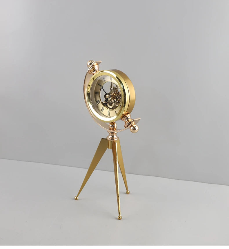 Modern Gold Table Clock