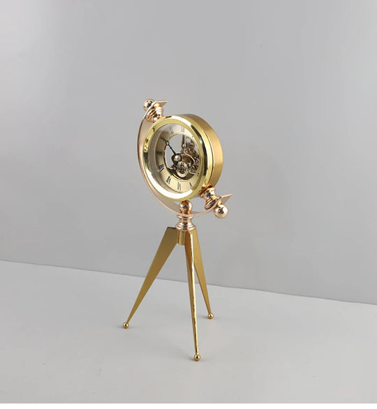 Modern Gold Table Clock