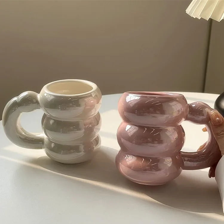 Ceramic Chubby Mug Creative Nordic Coffee Cup