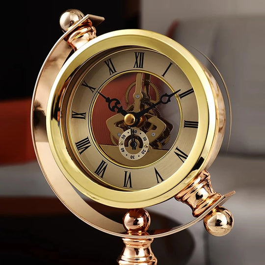 Modern Gold Table Clock