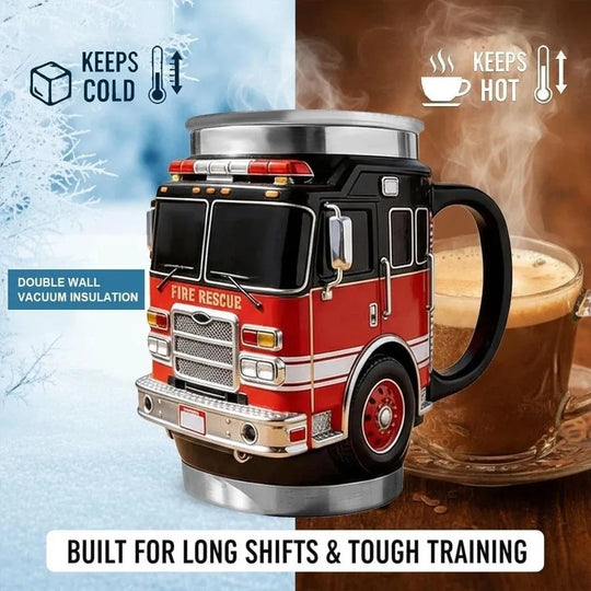 Fire Rescue, Ambulance, Police Car Coffee Mugs