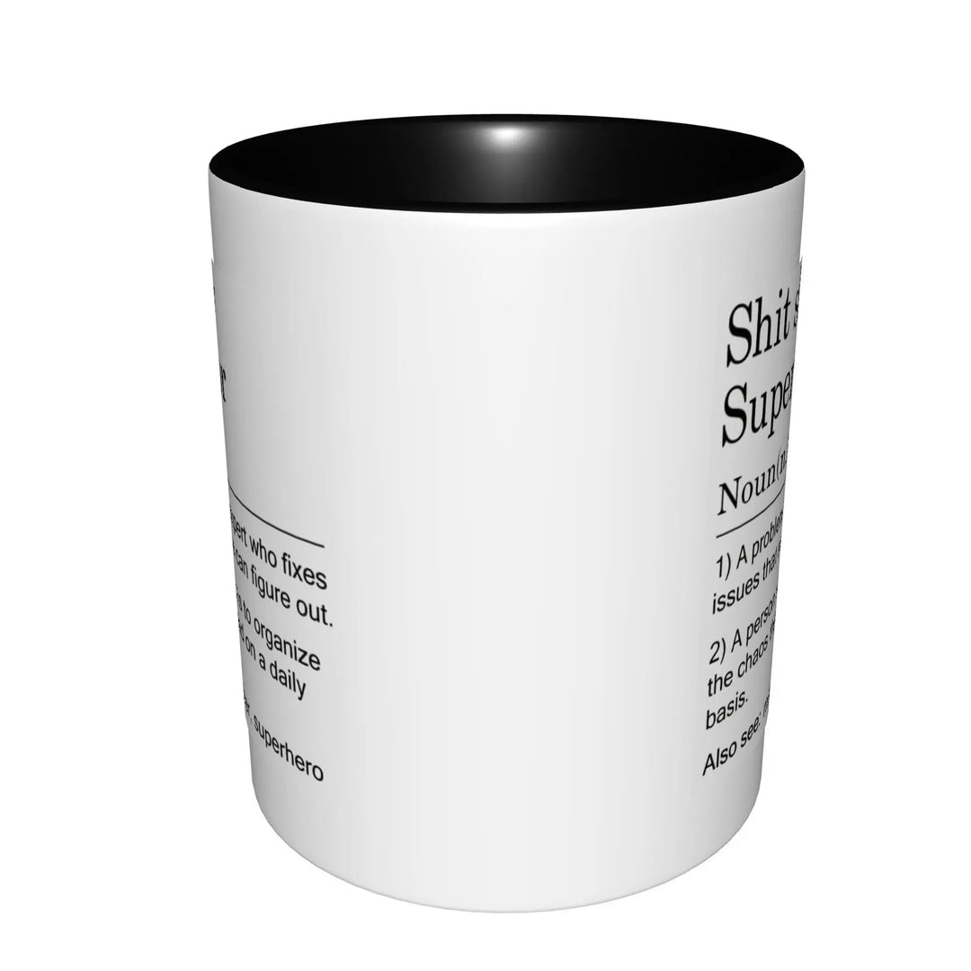 Shit Show Supervisor Mugs With Black Handle