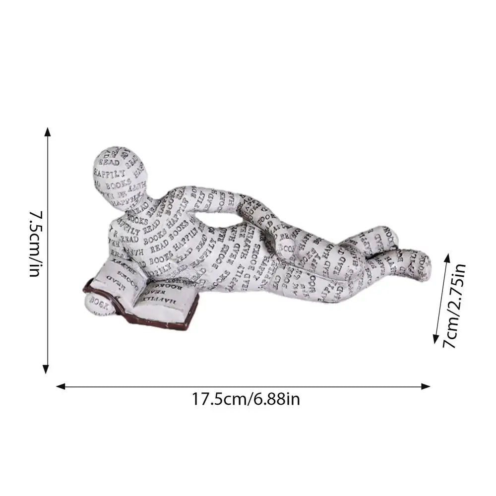 Reading Statue Man Reading Book Statue