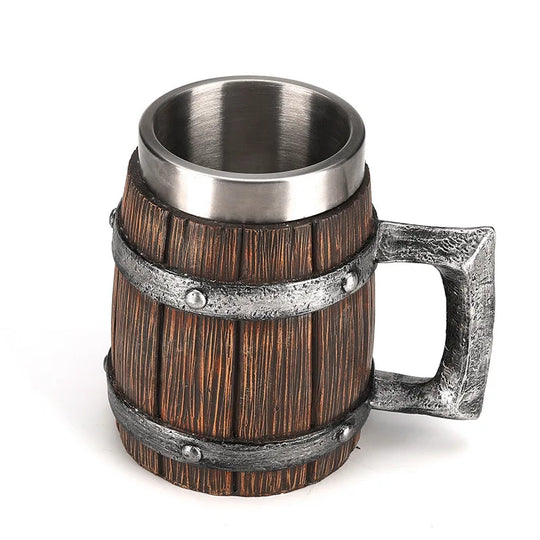 Hot-selling Wooden Barrel Beer mug