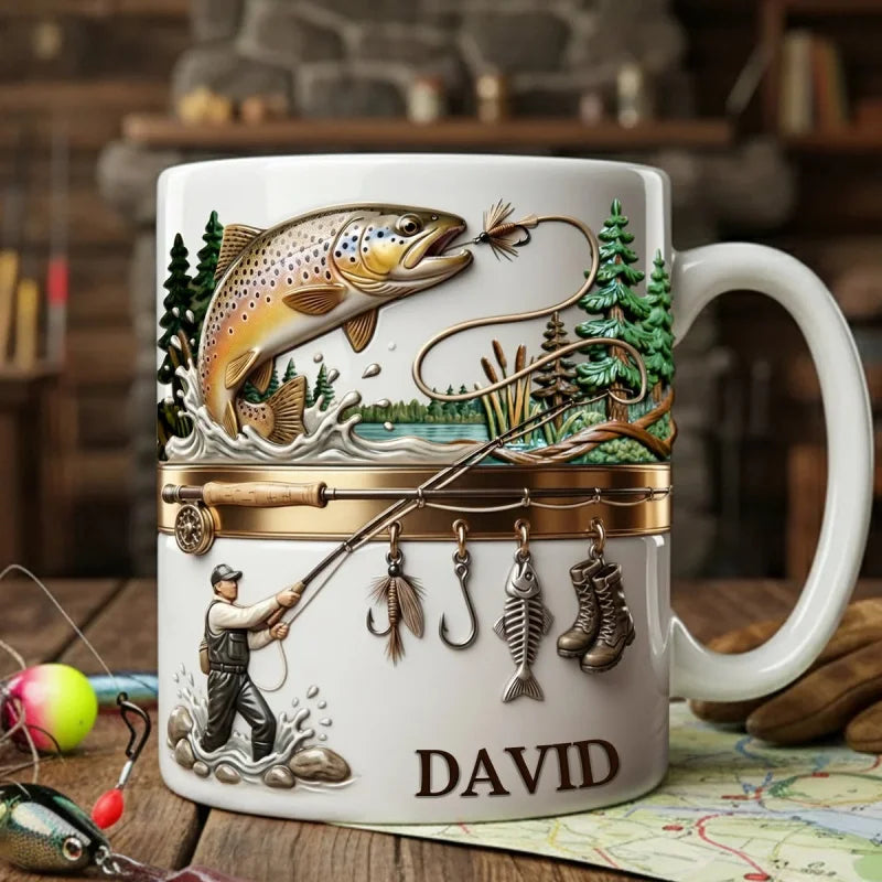 2D print Fishing Lover Gift Mug