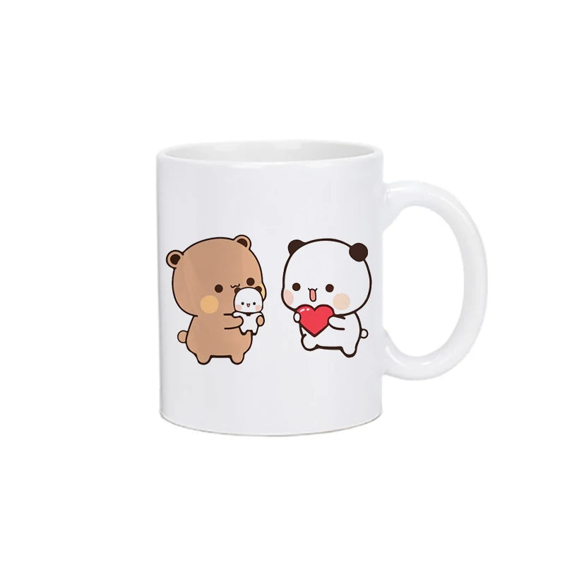 Panda Bear Bubu Dudu Coffee Milk Cup