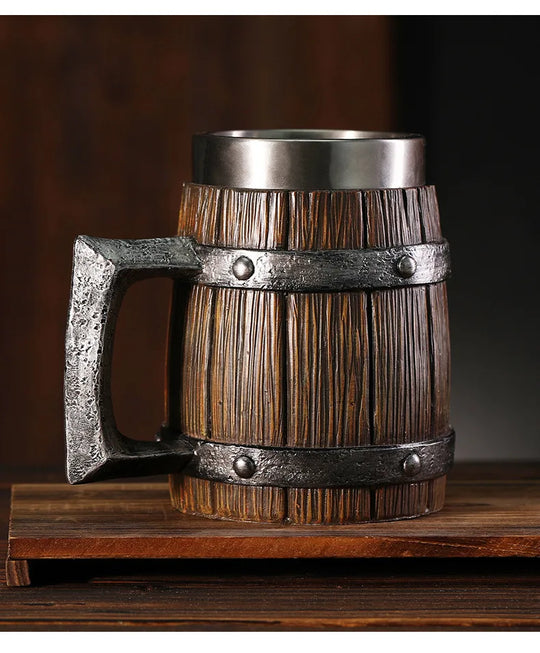 Hot-selling Wooden Barrel Beer mug
