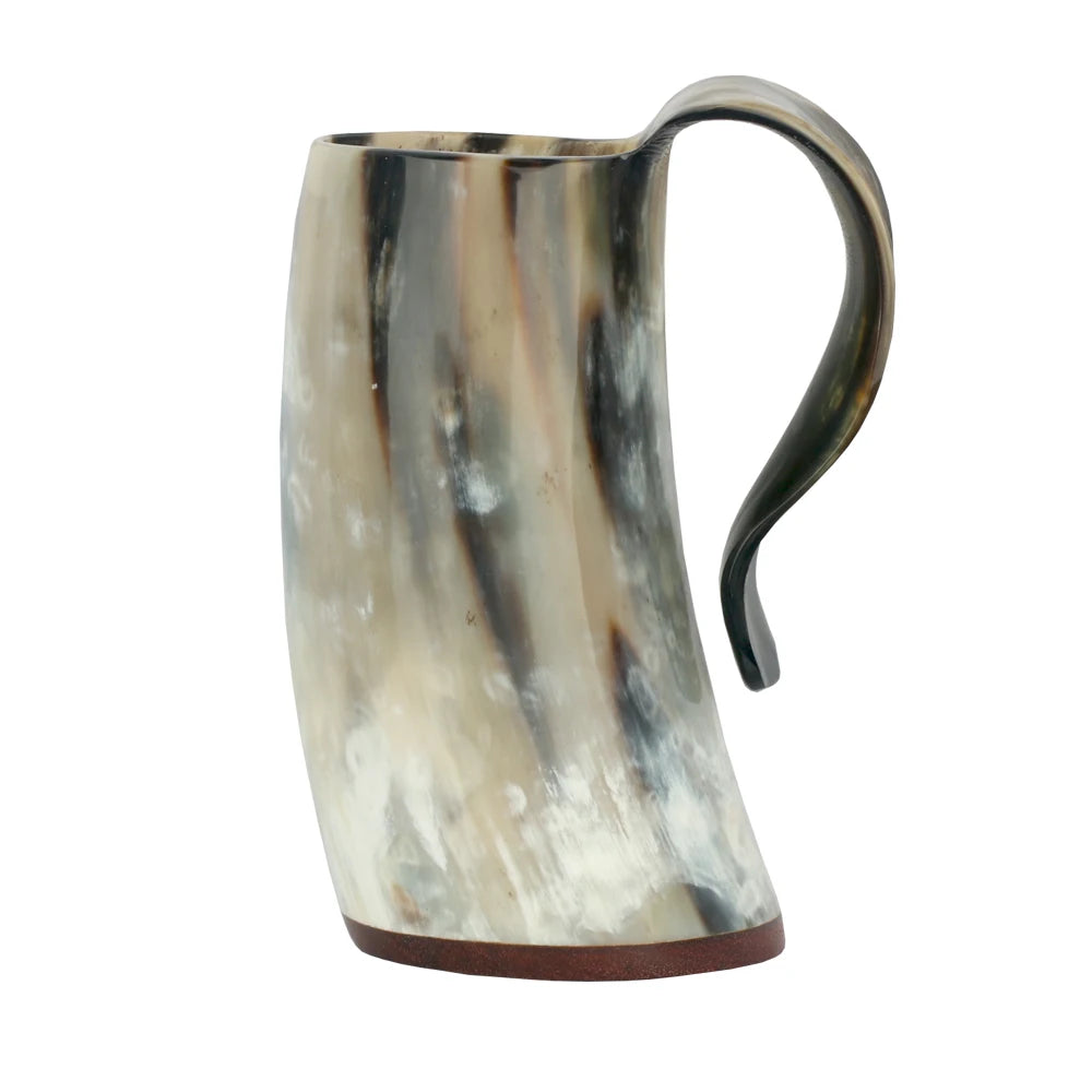 Natural Handmade Viking Mug Drinking Horn