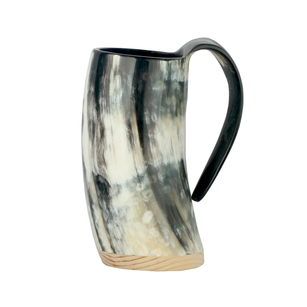 Natural Handmade Viking Mug Drinking Horn