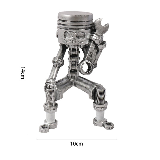 Mr. Piston Metal Sculpture