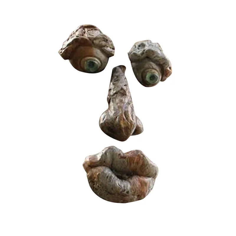 Old Man Tree Hugger Garden Peeker Yard Art Outdoor Tree Funny Old Man Face Sculpture Whimsical Tree Face Garden Decoration