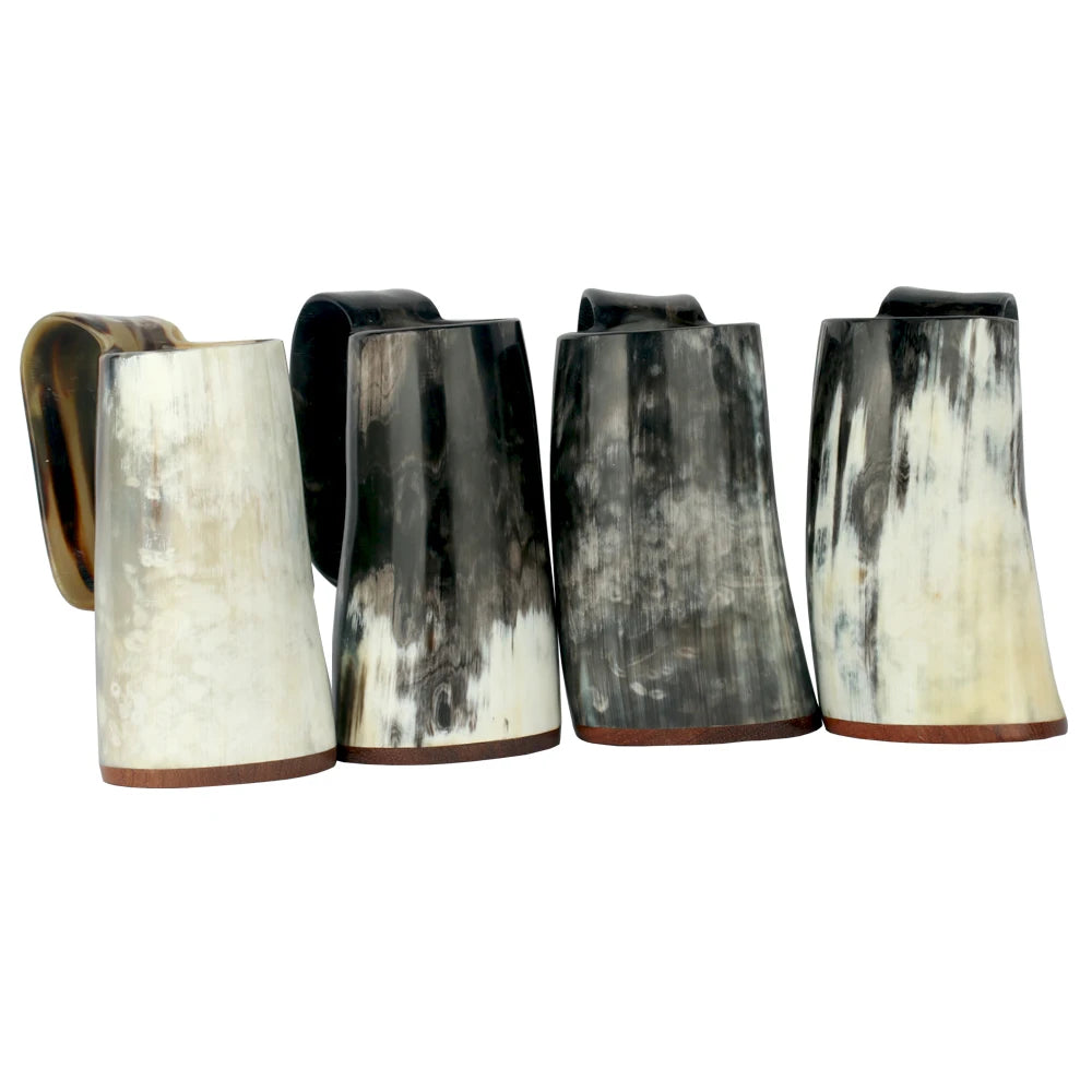 Natural Handmade Viking Mug Drinking Horn