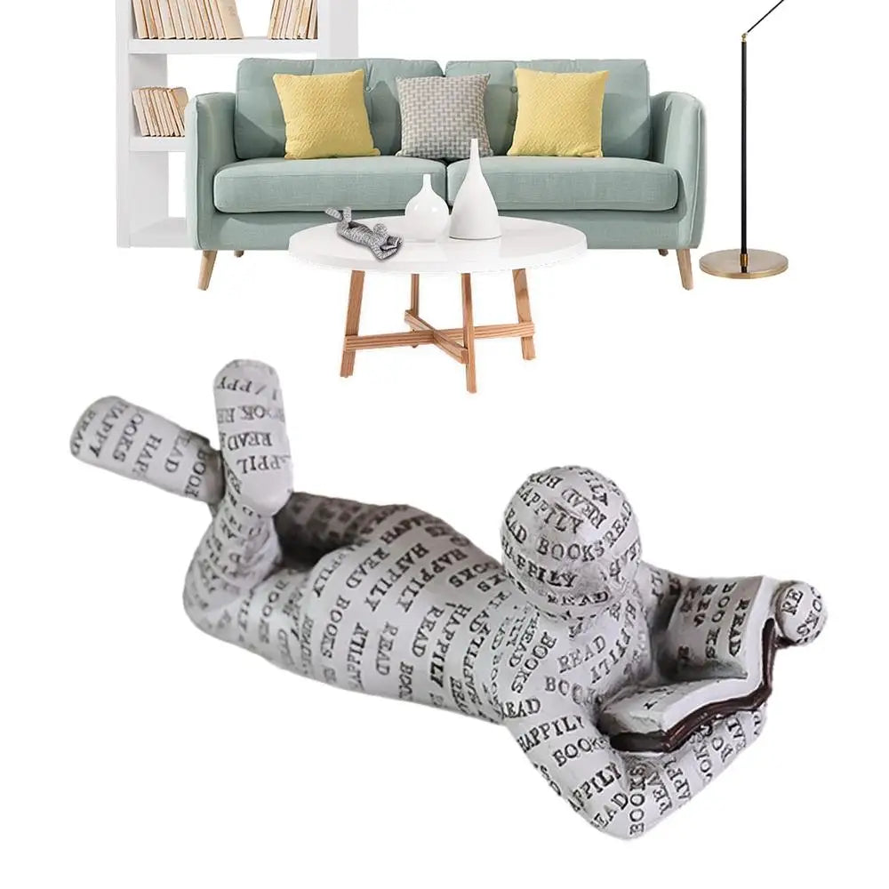 Reading Statue Man Reading Book Statue