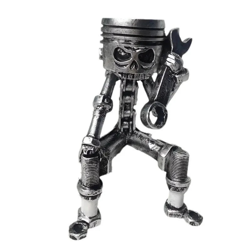 Mr. Piston Metal Sculpture