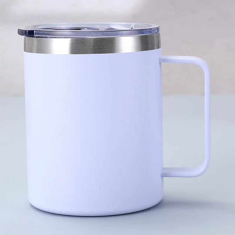 350ml 12oz stainless steel mug coffee mug cup with handle
