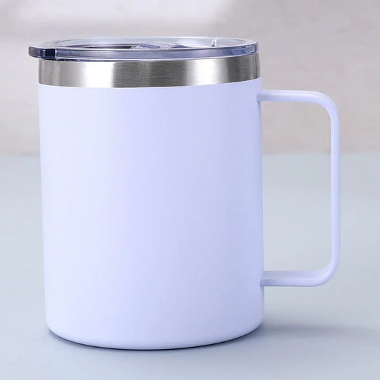 350ml 12oz stainless steel mug coffee mug cup with handle