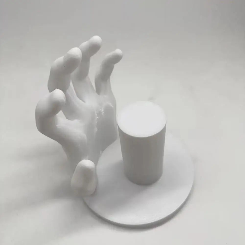 Resin Toilet Paper Holder Unique Hand-shaped Toilet Paper Holder for Bathroom Decor Wall Mounted Sculpture for Kitchen Tissue