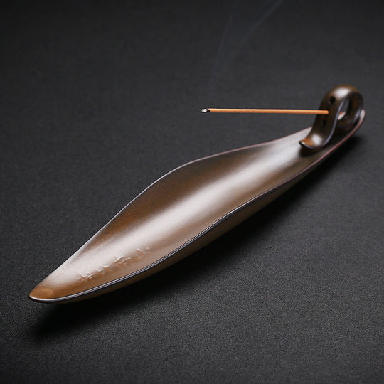Ceramic Floating Leaf Incense Burner