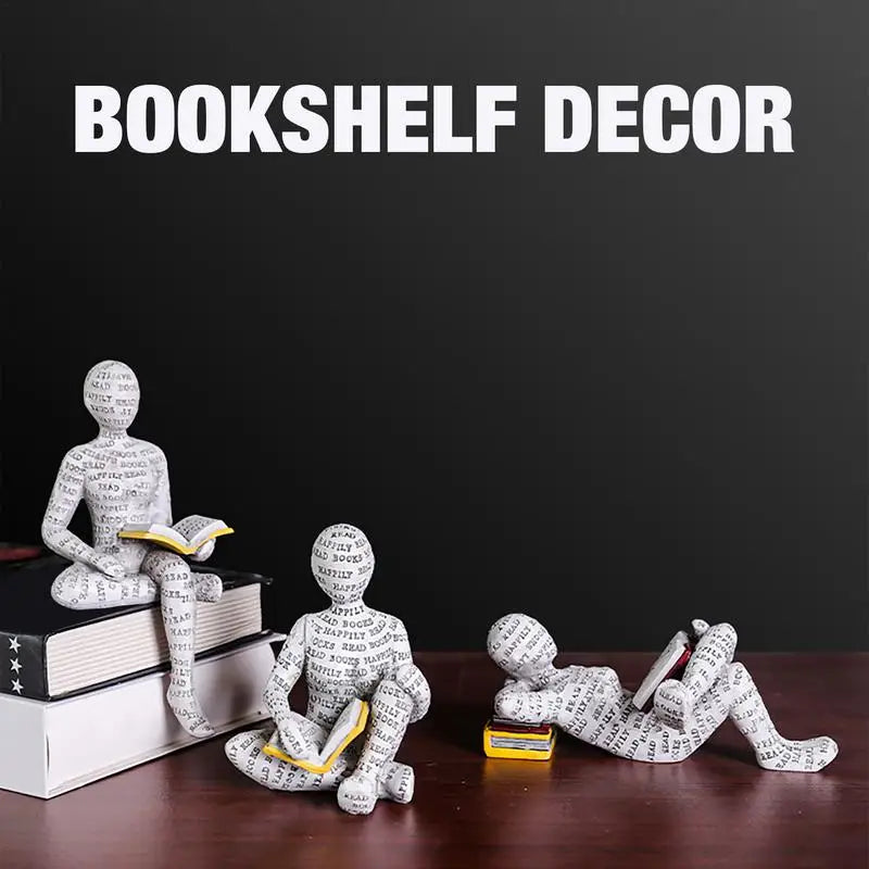 Reading Statue Man Reading Book Statue