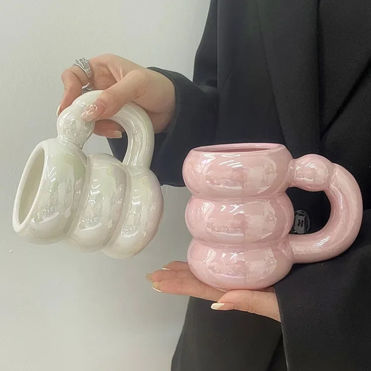 Ceramic Chubby Mug Creative Nordic Coffee Cup