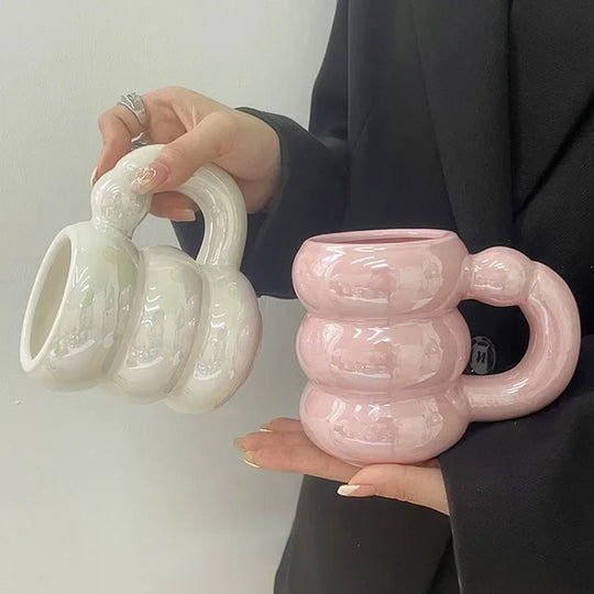 Ceramic Chubby Mug Creative Nordic Coffee Cup