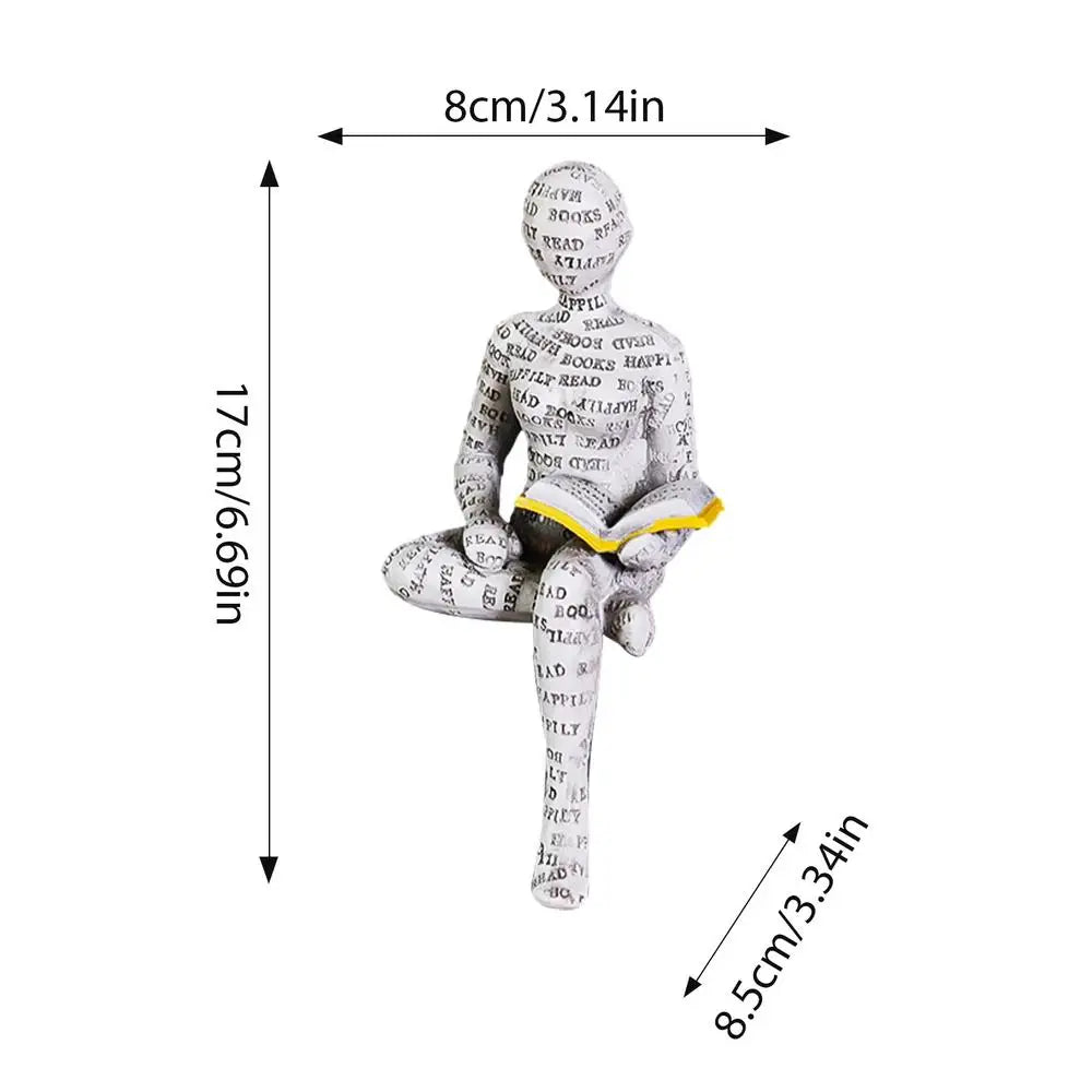 Reading Statue Man Reading Book Statue