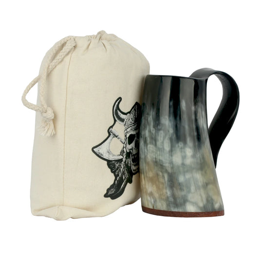 Natural Handmade Viking Mug Drinking Horn