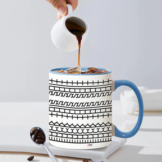 Hidden Message Coffee Mug Ceramic Chocolate Milk Cup