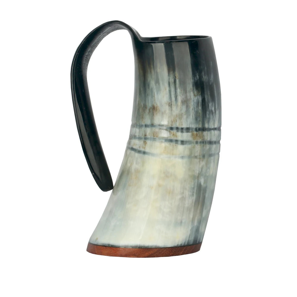 Natural Handmade Viking Mug Drinking Horn