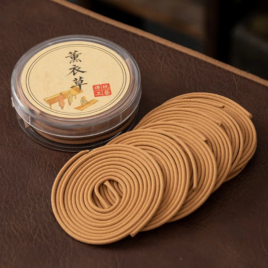 20Plates Natural Coil Incense High-end Sandalwood, Lavender , Rolled Incense, Aromatherapy Yoga Fragrance Indoor Deodorization