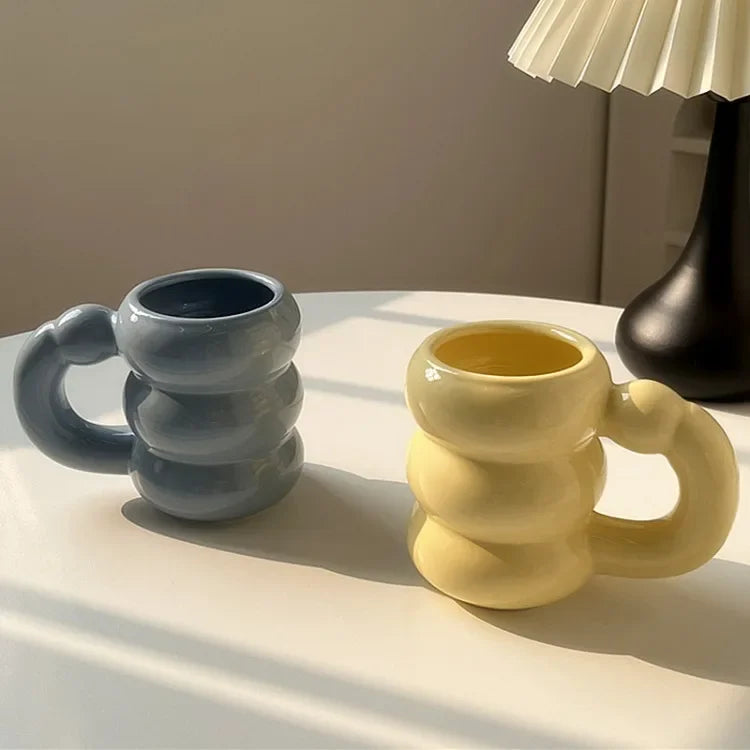 Ceramic Chubby Mug Creative Nordic Coffee Cup
