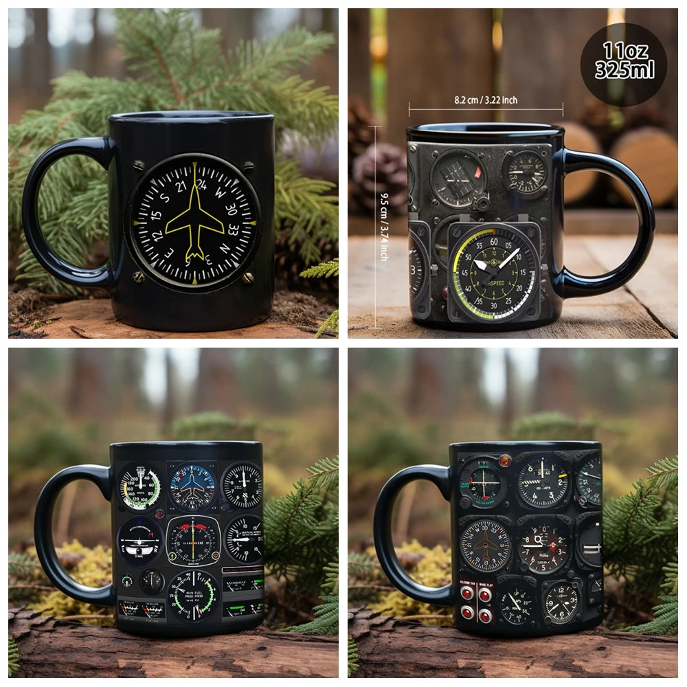 Space Shuttle Dashboard Ceramic coffee Mug
