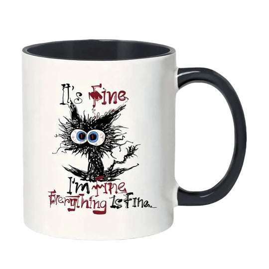 Lord Of The Cats Mug - The Furrllowship Of The Ring Cat Lovers Coffee Mug