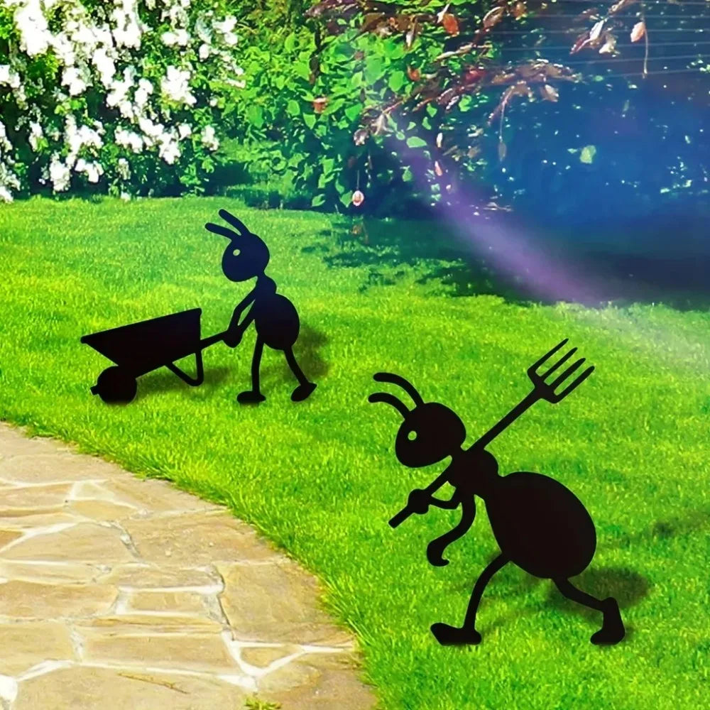 Garden Decor Ants Metal Ants