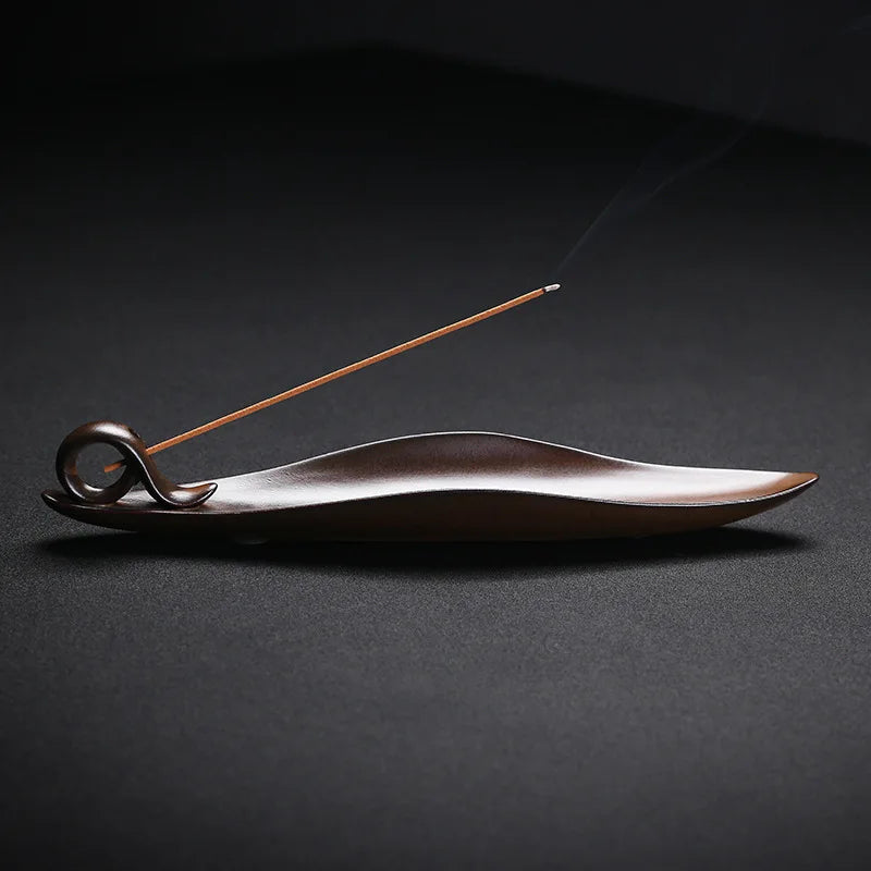 Ceramic Floating Leaf Incense Burner