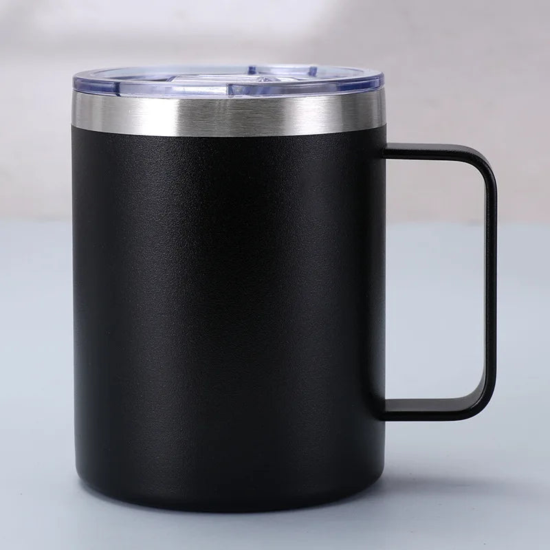 350ml 12oz stainless steel mug coffee mug cup with handle