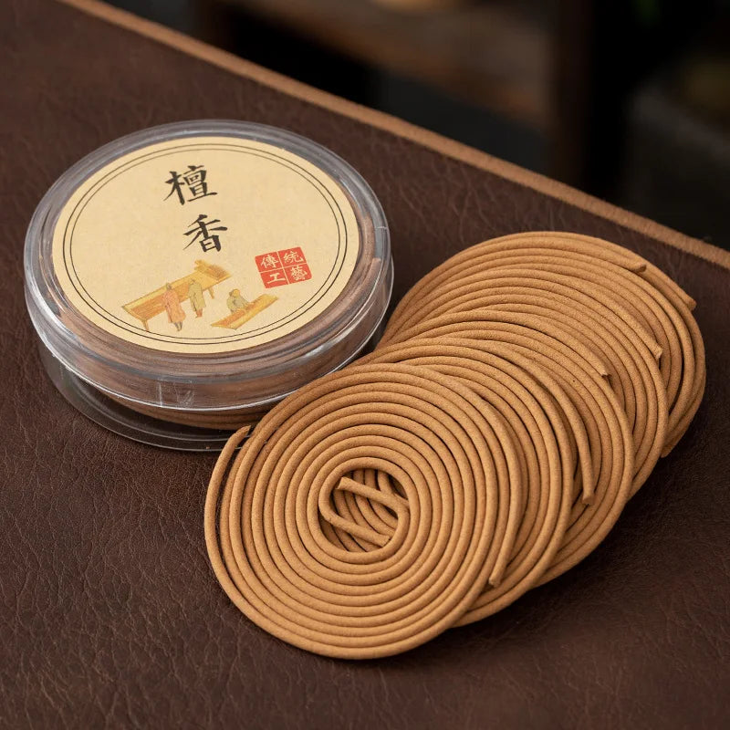 20Plates Natural Coil Incense High-end Sandalwood, Lavender , Rolled Incense, Aromatherapy Yoga Fragrance Indoor Deodorization