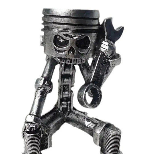 Mr. Piston Metal Sculpture