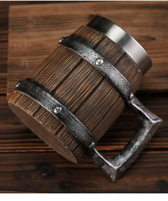 Hot-selling Wooden Barrel Beer mug