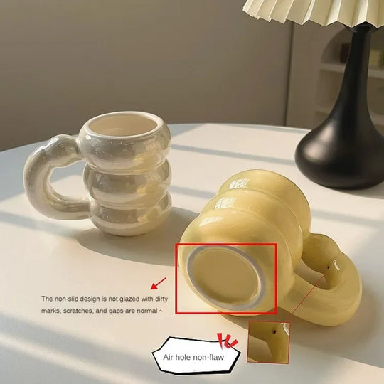Ceramic Chubby Mug Creative Nordic Coffee Cup