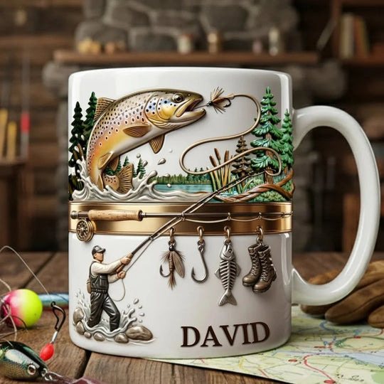 2D print Fishing Lover Gift Mug