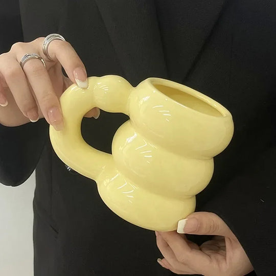 Ceramic Chubby Mug Creative Nordic Coffee Cup