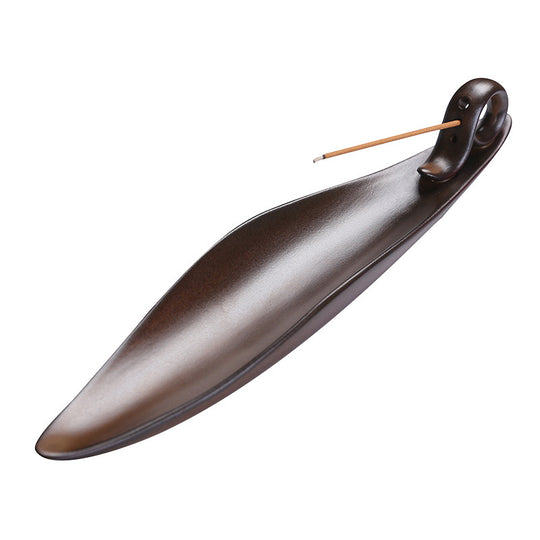 Ceramic Floating Leaf Incense Burner