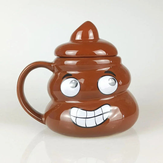 Japanese Style Shape Instant Noodle Bowl, Ceramic Personality Spoof Friends Classmate Gifts, Creative Mugs, 450ML Water Cup, 1Pc